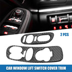 Set of 2 Car Window Lift Switch Covers for Chevy Corvette C5 (1998–2004)