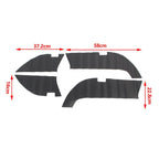 Set of 4 Door Anti Kick Pads for Mercedes Benz GLE W166 (2015–2019)