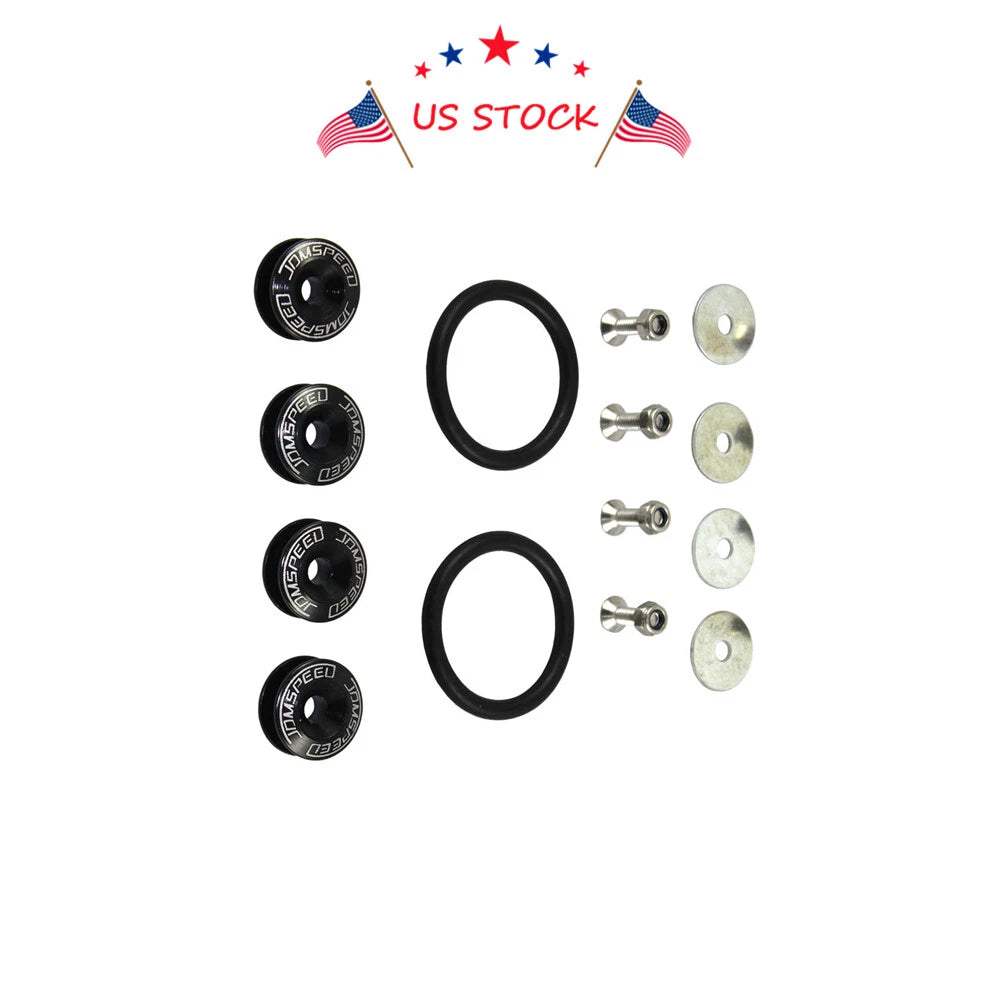 Quick Release Fasteners Kit for Bumper & Trunk Hatch (Fits Various Models)