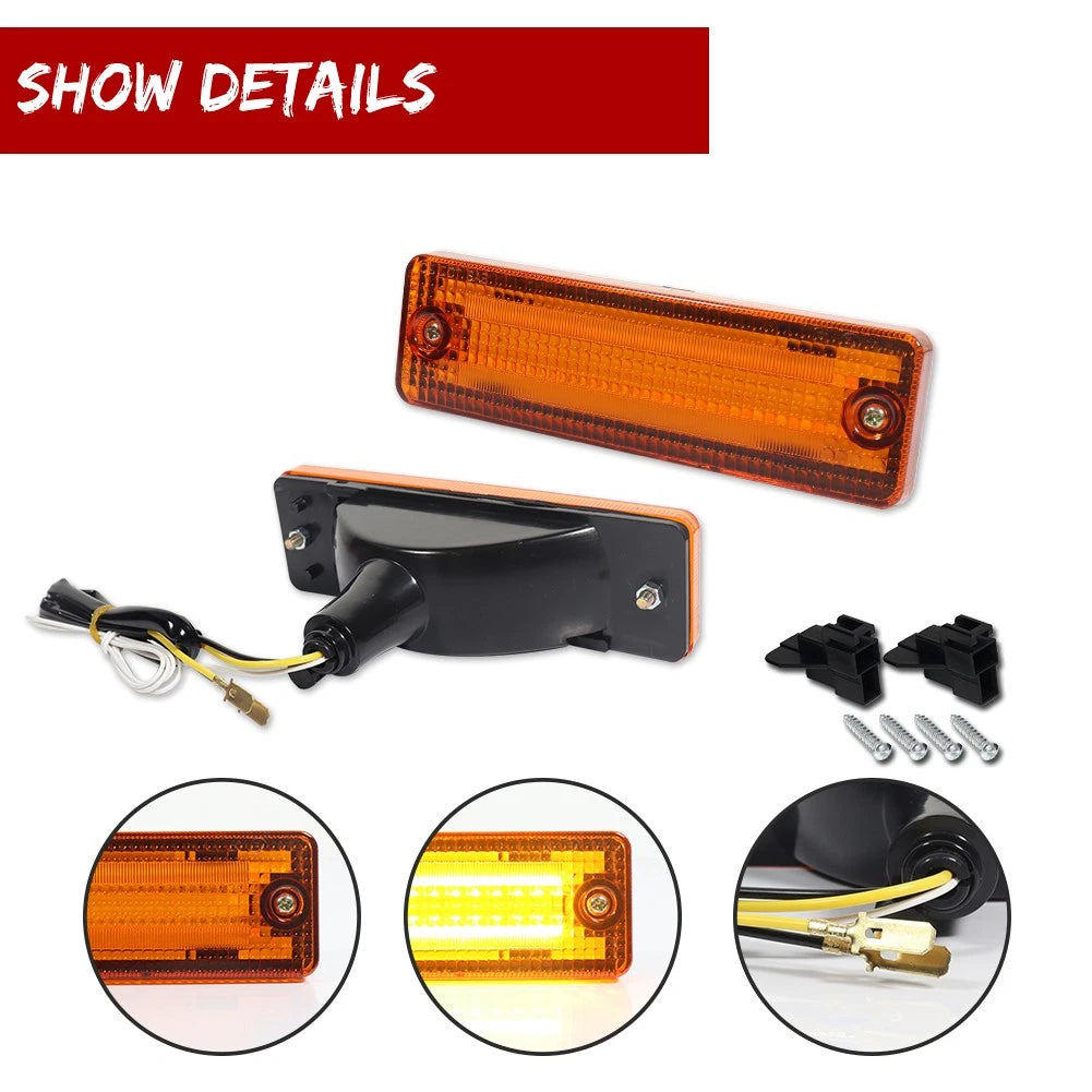 Sequential Amber LED Signal Blinker Lights for Mazda 323 626 (1983–2002)