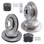 Brake Rotors and Pads Kit for Jeep Wrangler (2007–2017) D1273 D1274
