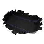 Console Armrest Cover for Honda Civic (2012–2015) PVC Carbon Fiber Blue Stitch