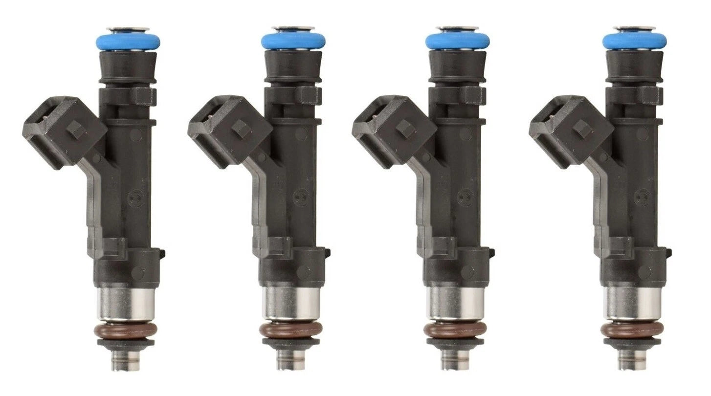 Set of 4 Bosch Gasoline Injectors for Buick Encore, Chevrolet Cruze, Sonic, Trax