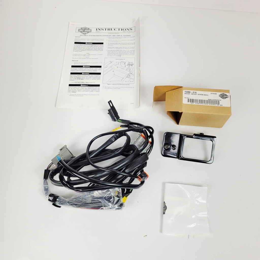 Security System Module Install Kit Wiring Harness for Harley-Davidson Touring (1997–1999)