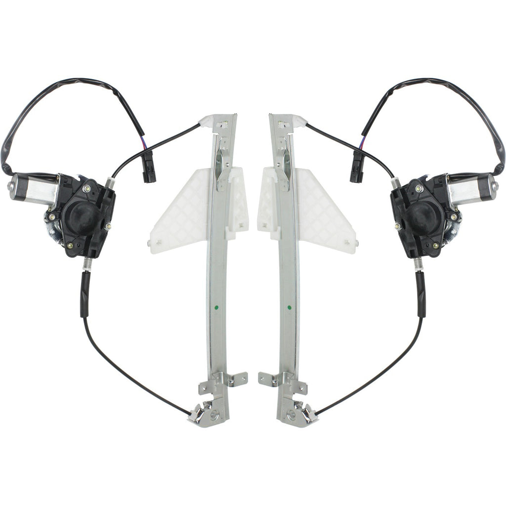 Power Window Regulator Set for Jeep Grand Cherokee (2001–2004) Rear with Motor