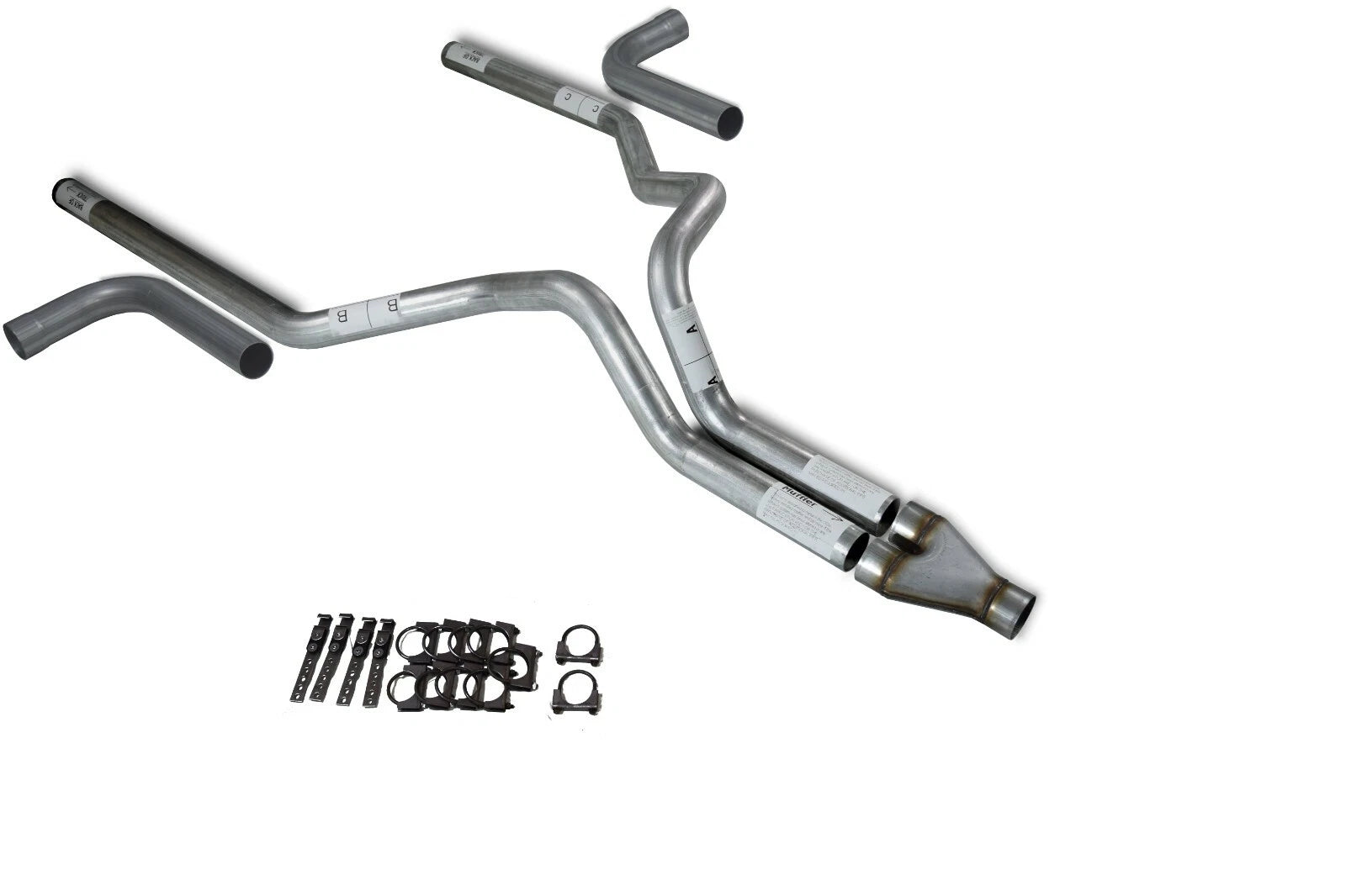 3" Dual Exhaust Kit Y-Pipe for Chevy GMC 1500 (2007–2014)
