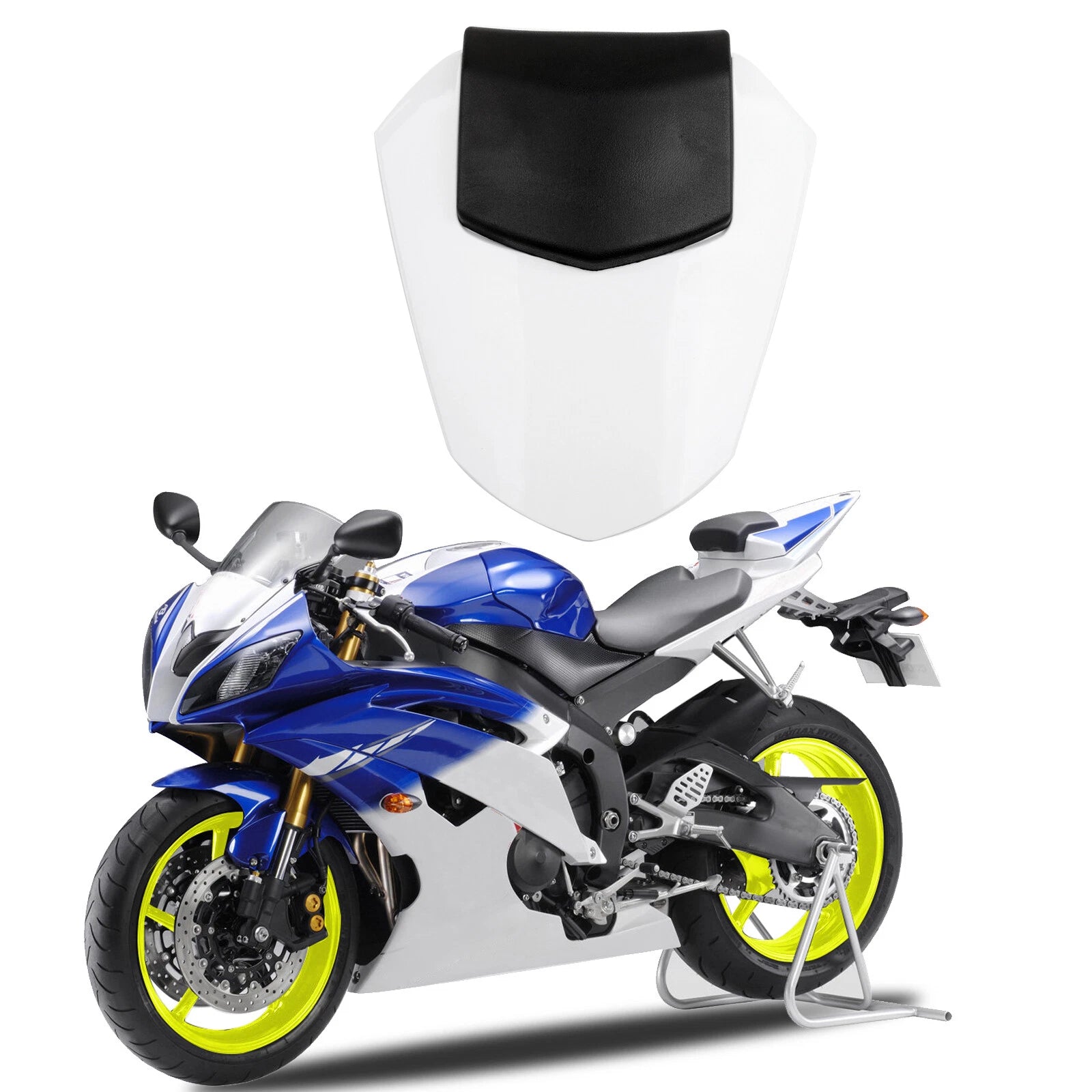 Rear Seat Cover Cowl for Yamaha YZF R6 (2008–2016) - White