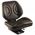 Low Back Seat for Hesston-Fiat (S8302165) Black Vinyl Mechanical Suspension