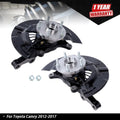 Set of 2 Wheel Hub Steering Knuckles for Toyota Camry (2012–2017)