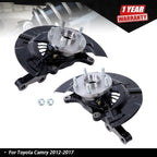 Set of 2 Wheel Hub Steering Knuckles for Toyota Camry (2012–2017)