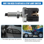 Brake Light Switch for Toyota 4Runner (1984–1991) No. 84340-30030