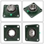 Set of 4 Pillow Block Bearings for UCF210-32 (2" Bore)