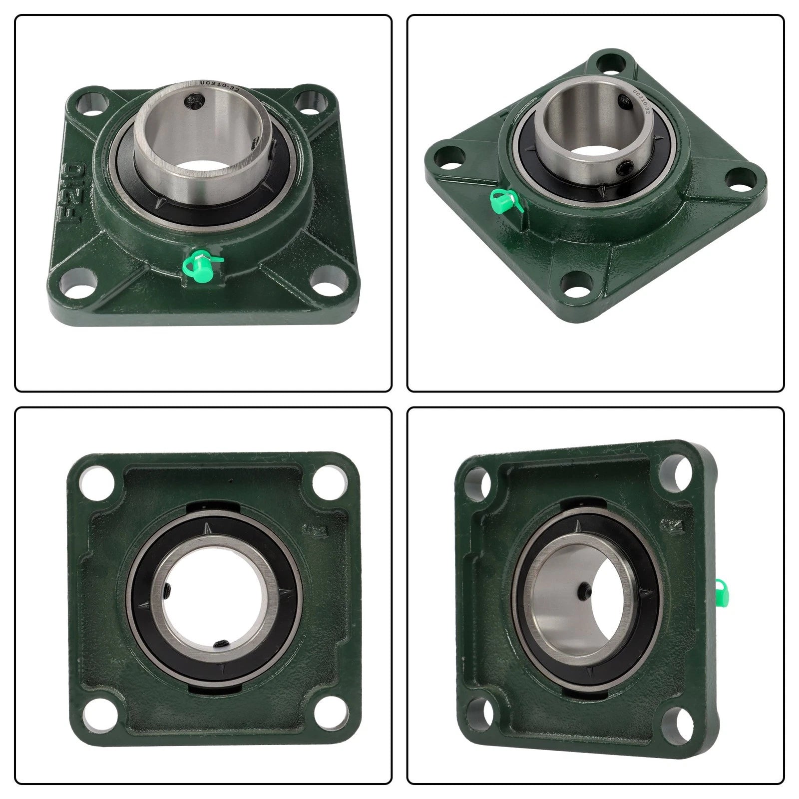 Set of 4 Pillow Block Bearings for UCF210-32 (2" Bore)