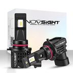 2X 9005 LED Headlight Bulb Kit for NOVSIGHT (55W 10000LM 6000K)
