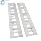 Set of 2 Aluminum Ramps for Car Trailer Truck (72"x14", 6500 lbs)