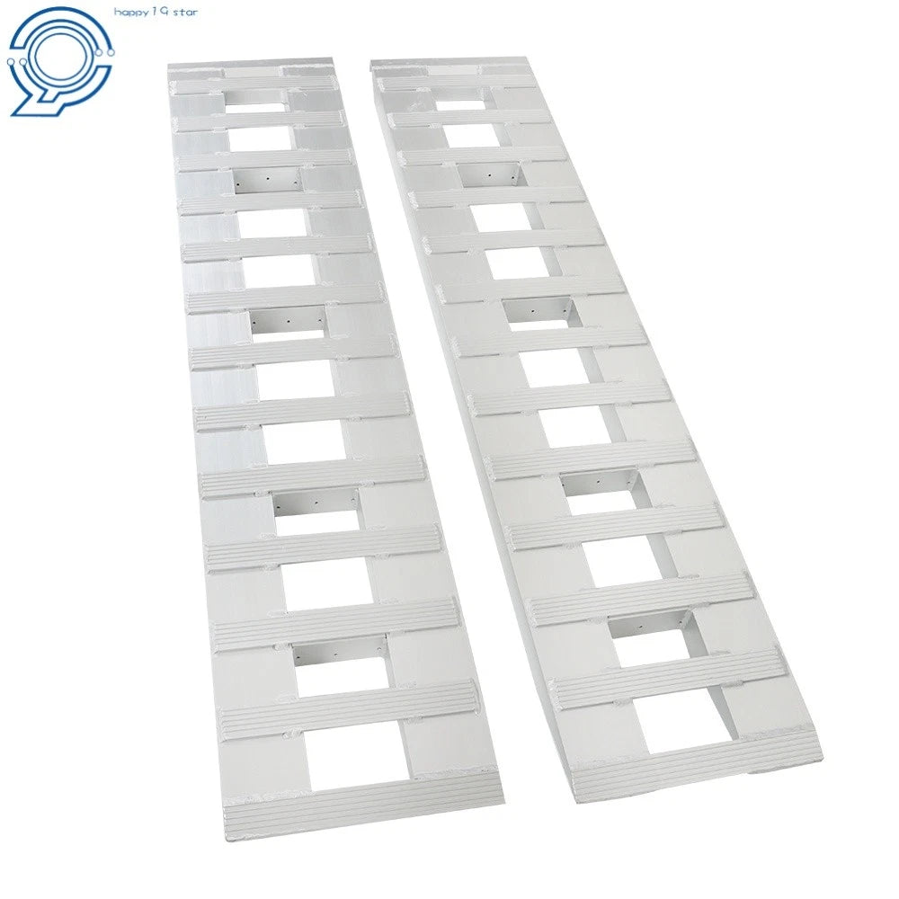Set of 2 Aluminum Ramps for Car Trailer Truck (72"x14", 6500 lbs)