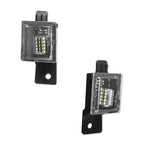 Set of 2 Error Free White LED License Plate Lights for Chevrolet Silverado