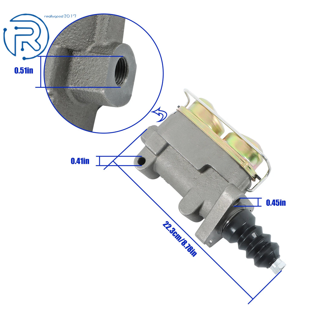 Brake Master Cylinder for Case 450C 480D 580D 580SE 580E 580G (-YYYY)