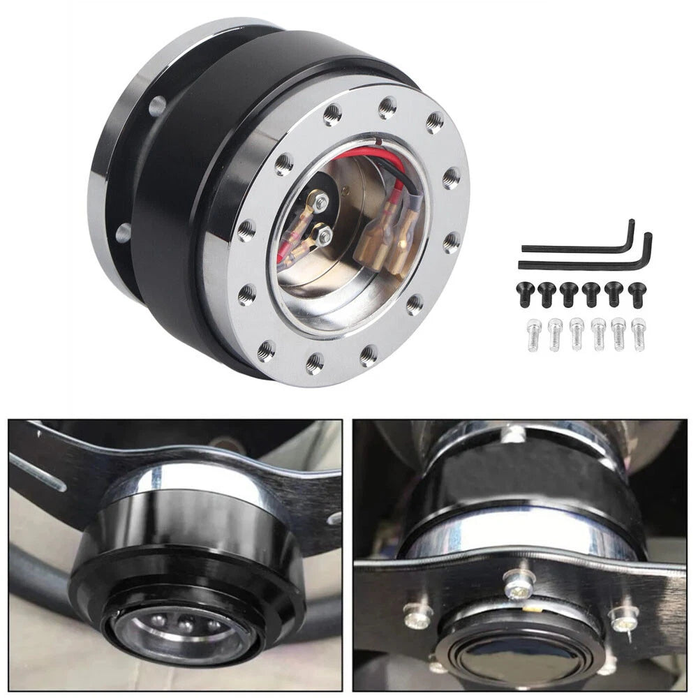 Quick Release Steering Wheel Hub Adapter for Universal Vehicles (2010–2023)