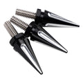 3 Spiked Windshield Bolts for Harley Street Glide FLHX Electra Glide FLHT (1996–2013) Black