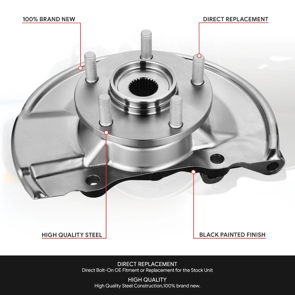 Front Right Loaded Wheel Bearing Knuckle for Dodge Caliber Compass Patriot (2007–2017)