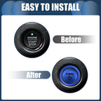 Set of 1 Engine Start Stop Button Cover for Toyota 