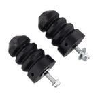 Set of 2 Rear Leaf Spring Control Arm Bumper Rubber Blocks for Ford F250 F350
