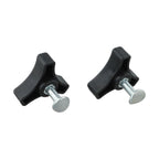 Set of 2 Triangle Bolt Screws for Standard Lawn Mowers