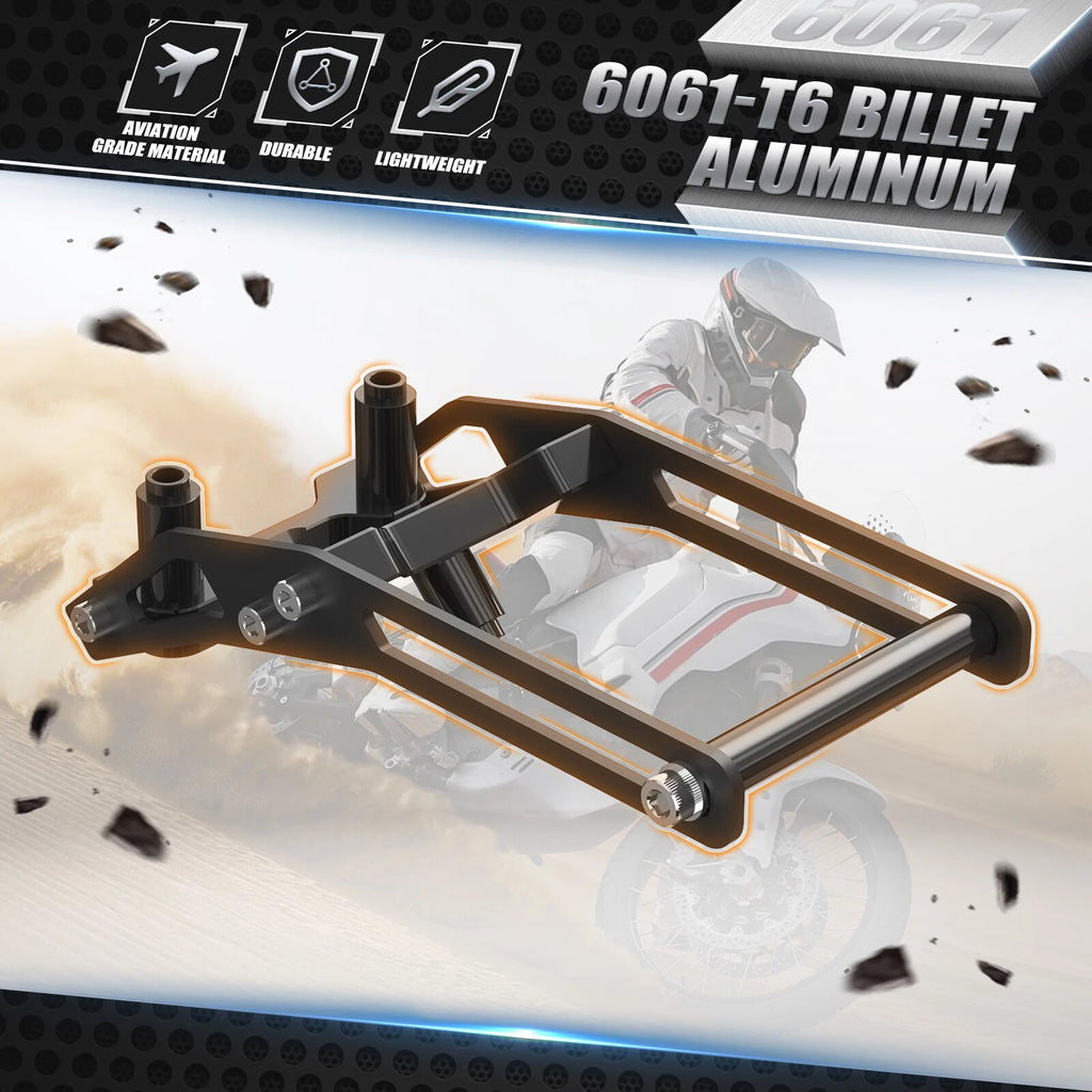 NICECNC Handlebar Extension Mount GPS Holder Bracket for Ducati DesertX (2022–2024)