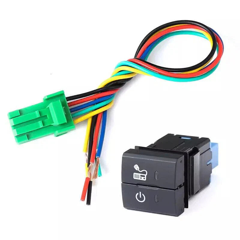 Dual Dashboard Control Square Switch Button for Toyota RAV4 (2019–2024)