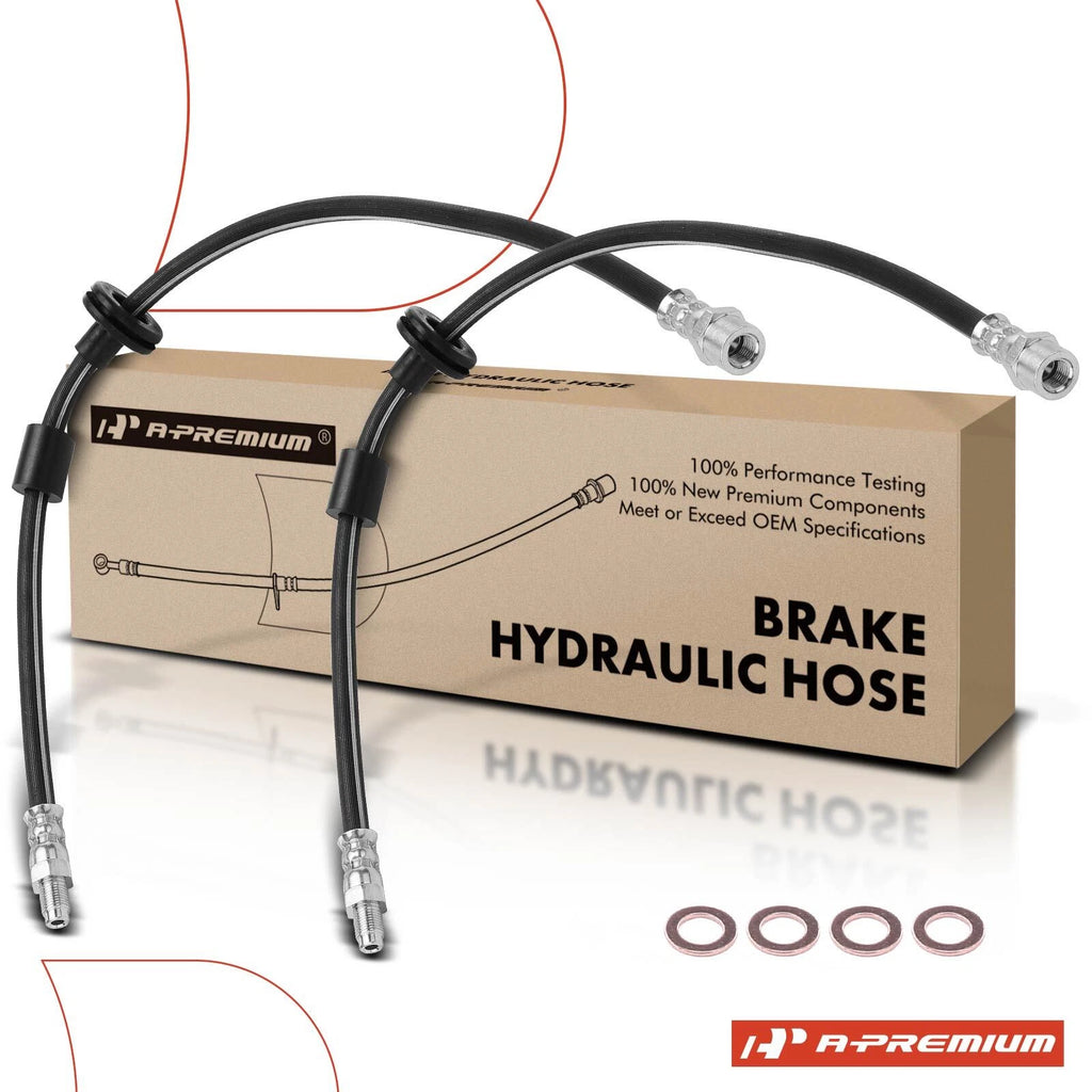 2X Front Brake Hydraulic Hose for Mercedes-Benz S320 S350 (1994–1995)