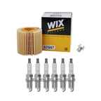 Wix Engine Oil Filter & NGK 6 Laser Iridium Spark Plugs for RAV4 (2006–2012)
