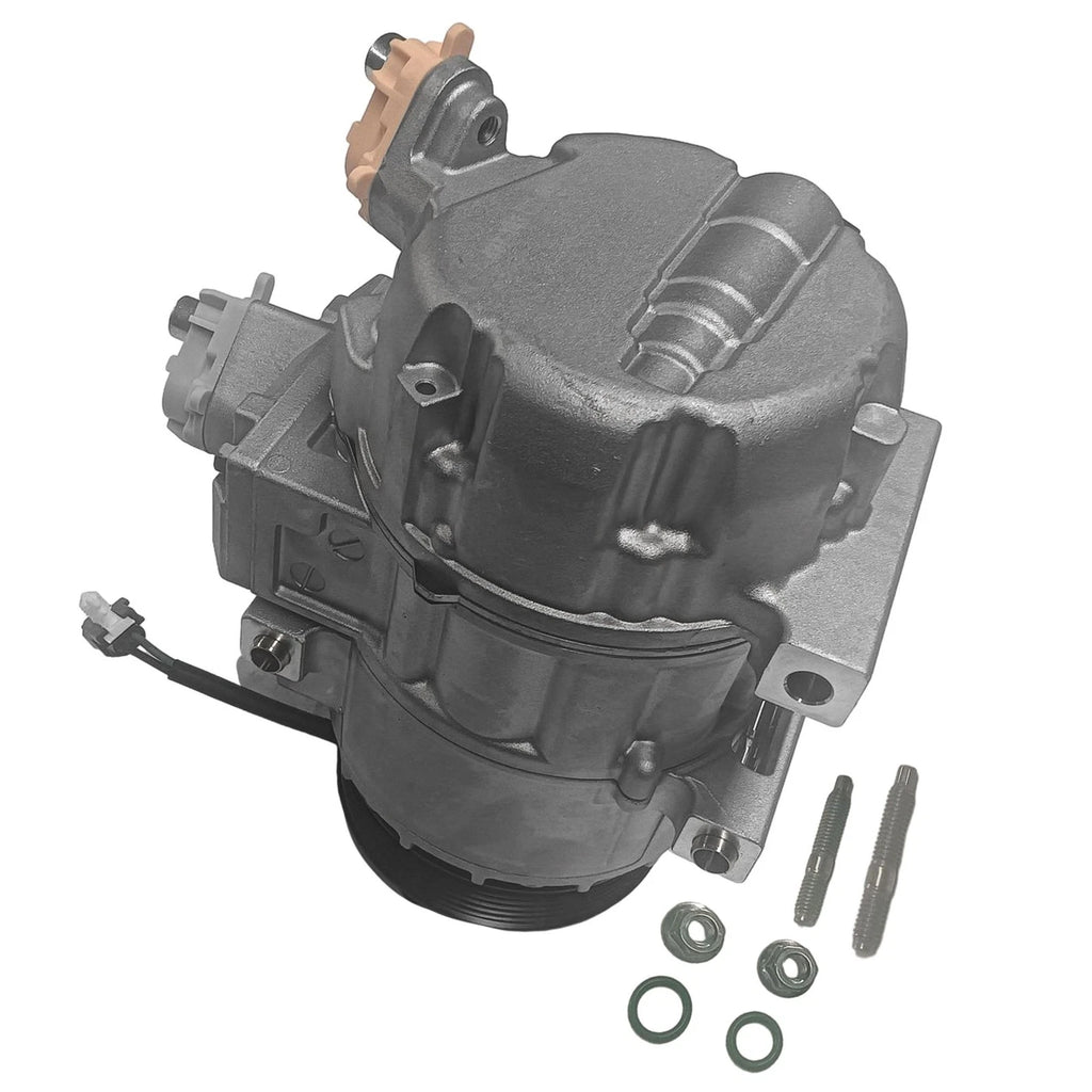 AC Compressor with 6-Groove Pulley for Ford F-250 F-350 Super Duty (2020–2022)