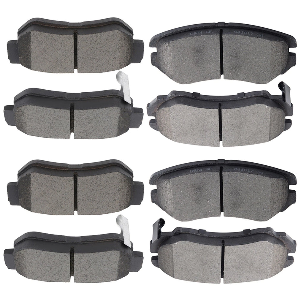 Set of 4 Ceramic Brake Pads for Hyundai Elantra Sonata Kia Sportage (2011–2020)