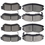 Set of 4 Ceramic Brake Pads for Hyundai Elantra Sonata Kia Sportage (2011–2020)