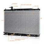 Aluminum Core Radiator for Honda CR-V (2007–2009) DPI-13031