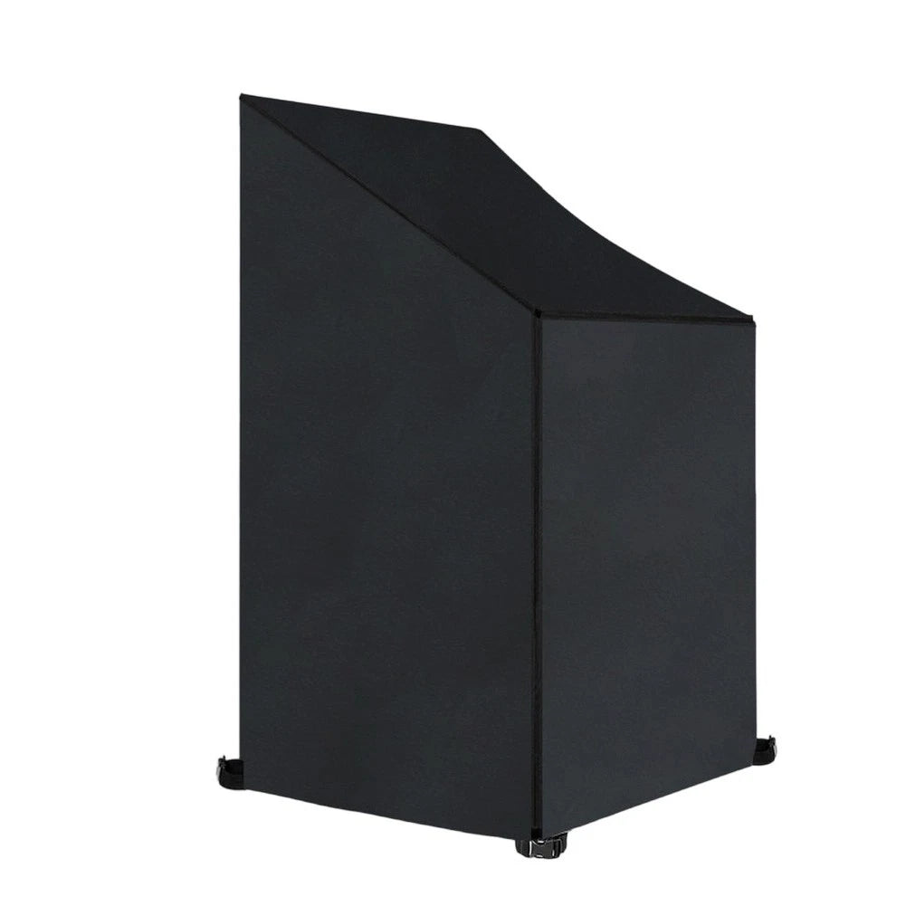 210D Oxford Cloth Chair Cover for Outdoor Patio Stacking Chairs (Set of 4)