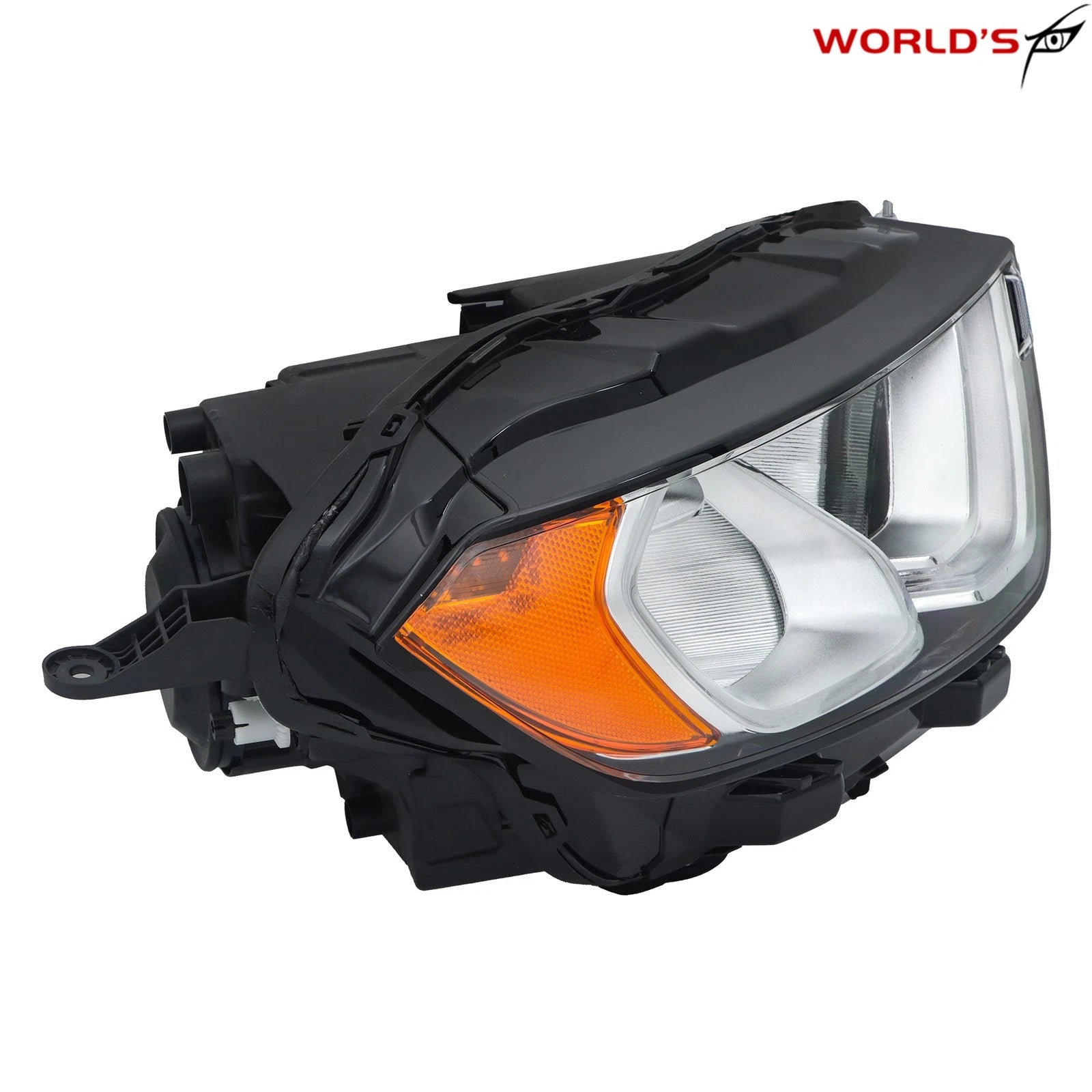 Right Side Headlight Assembly for Ford EcoSport (2018–2023) Halogen LED DRL Chrome