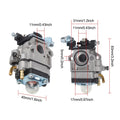 Complete Carburetor Set for Lawn Mowers (22cc, 26cc, 33cc, 34cc, 36cc)