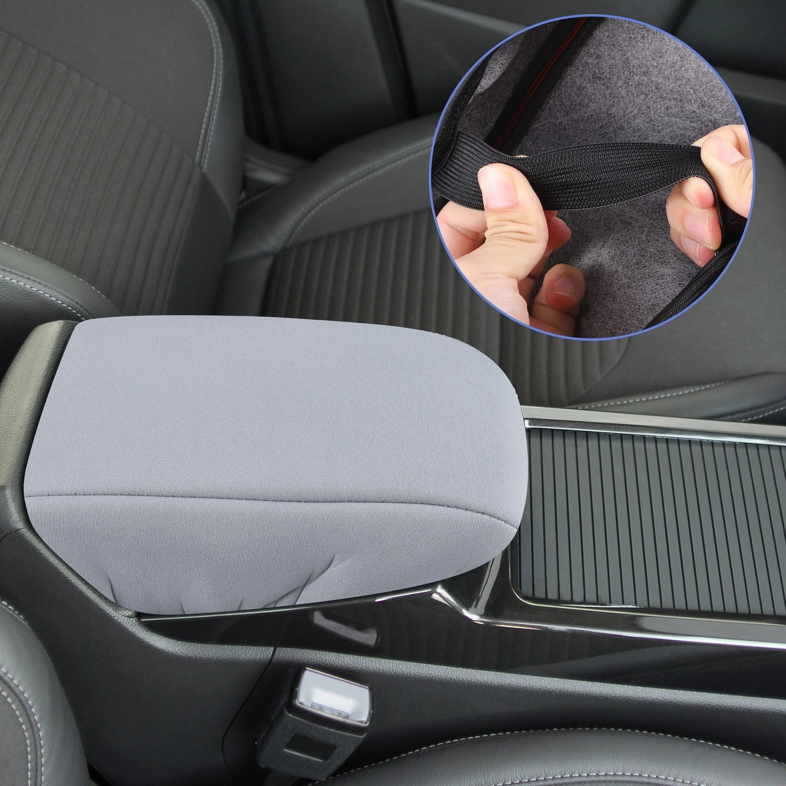 Center Console Armrest Box Cover for Toyota Corolla (2013–2023) Gray