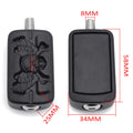 Black Zombie FootPeg Shifter Peg for Harley Street Bob FXDB (2012–2017)