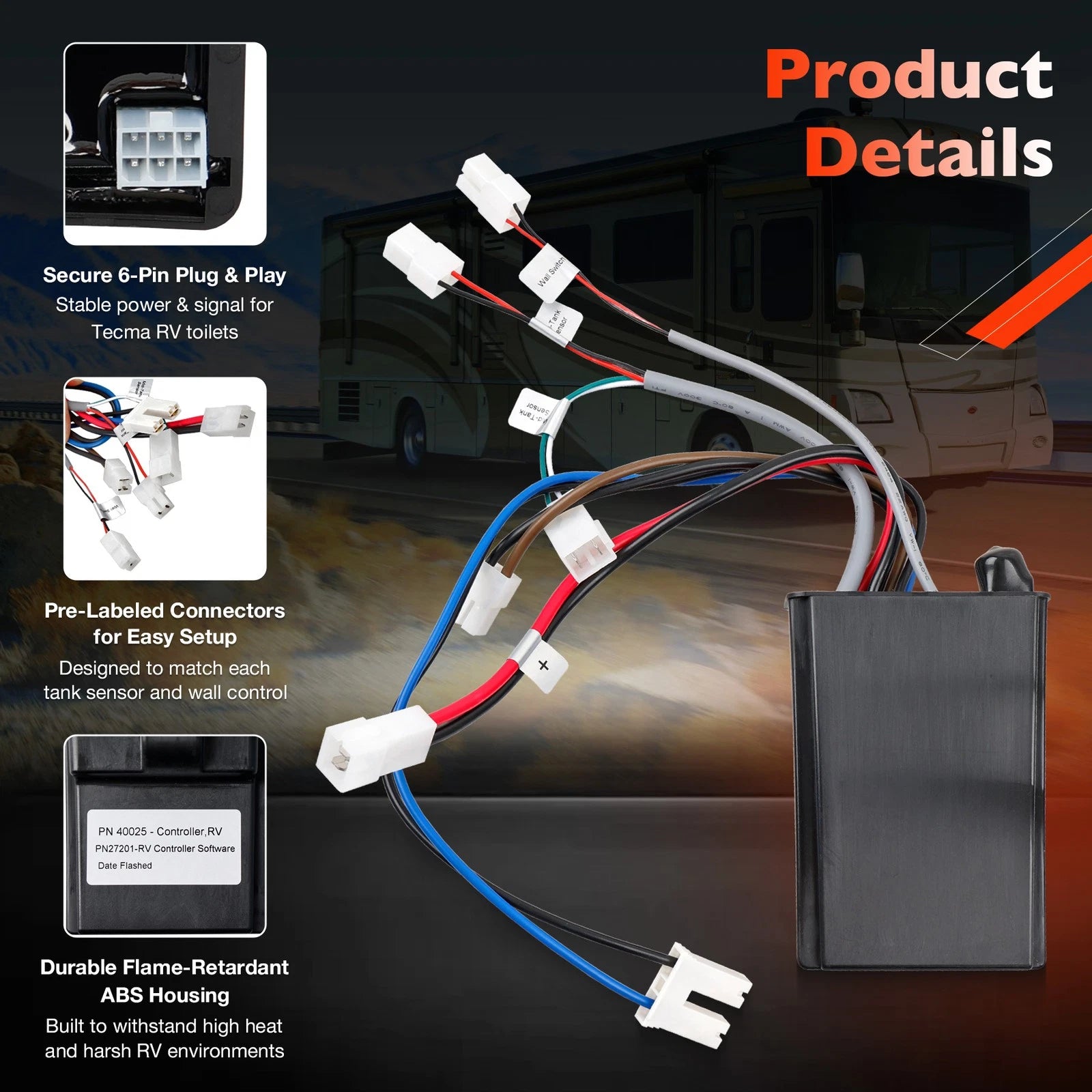 Automatic Flush Controller for Tecma Silence Plus Toilet (2006-Present)