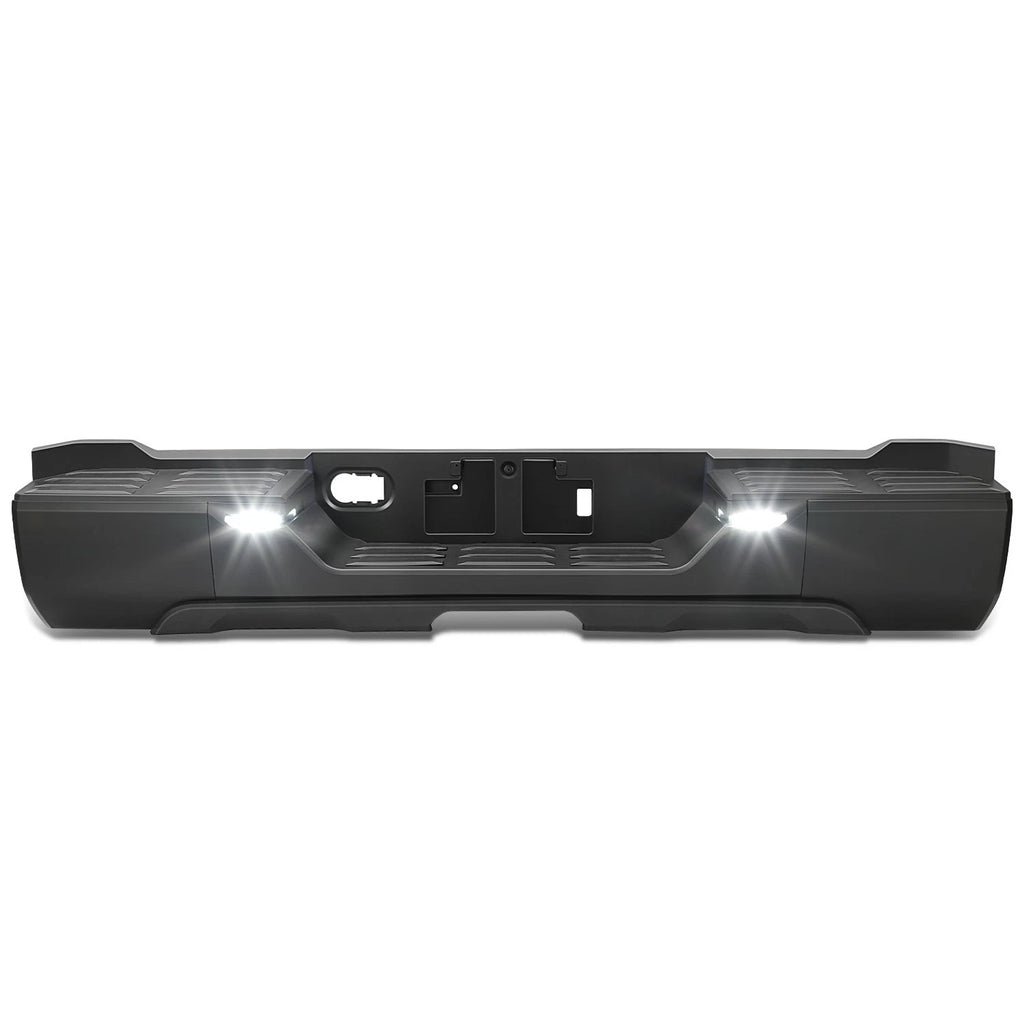 Rear Step Bumper for Toyota Tundra (2022–2026) Black w/o Sensor Holes