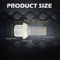 5Pcs Wheel Lug Bolts Nuts for Mercedes Benz SL550 CLS550 C250 C350 (2007–2015)