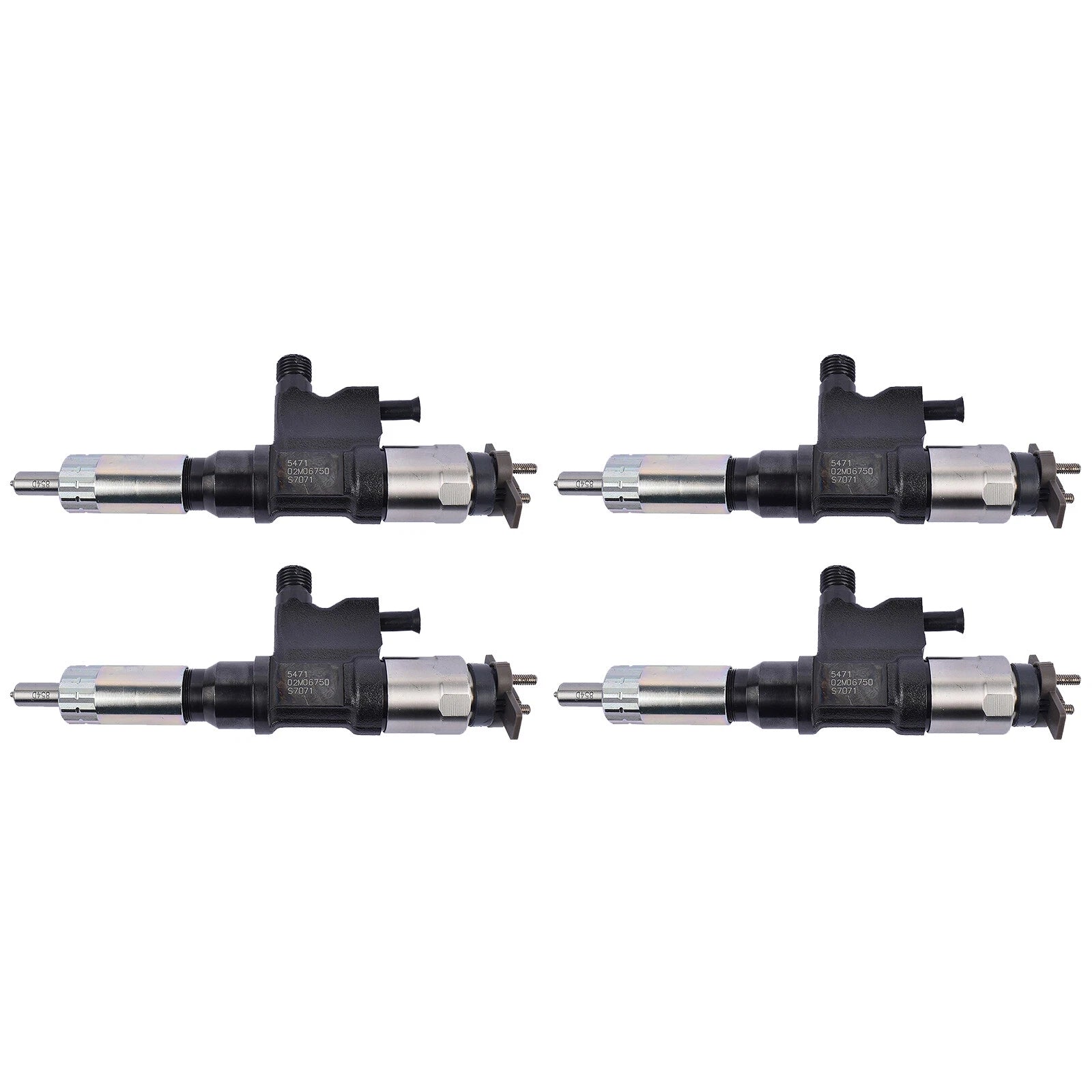 Set of 4 Fuel Injectors 086547479165 for Isuzu NPR NPR-HD 4HK1 (2001–2007)
