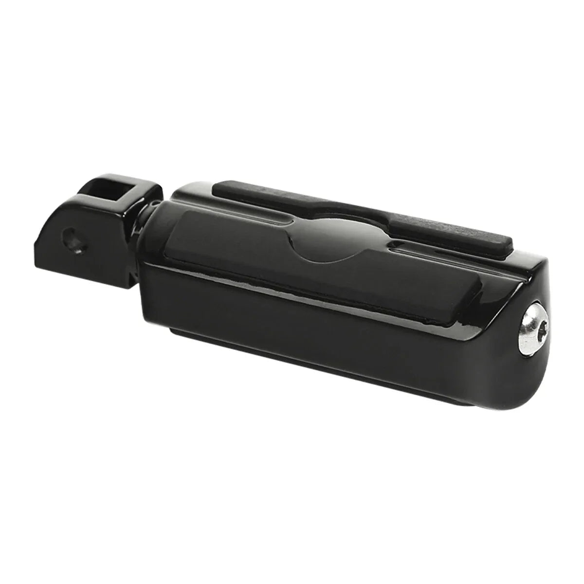 Black Front Rider Footrests Pegs for Harley Softail Fat Bob (2018-2025)
