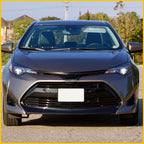 2X Front Bumper Fog Light Lamp Covers for Toyota Corolla (2017-2019)