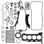 Timing Chain Kit with Head Gasket Bolts for Toyota Corolla Pontiac Vibe (2003–2008)