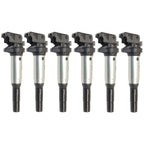 Set of 6 Ignition Coils for BMW 3 Series, 5 Series, 6 Series, 7 Series