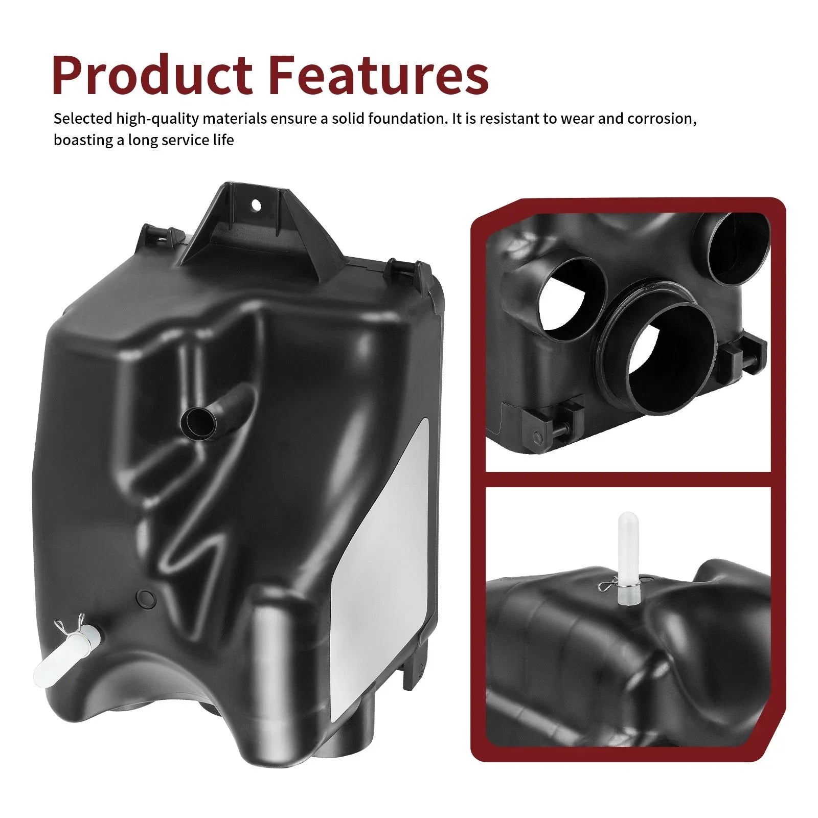 Air Box Case + Cover Clip w/Air Filter Cage Kit for Honda TRX300X (2009–2014)